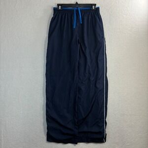 Y2K Starter Track Pants Men S Blue Baggy Lined Sweatpants Windbreaker Loose